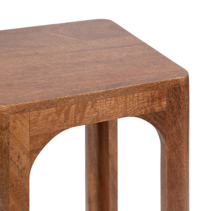 Square Wood Tea Table