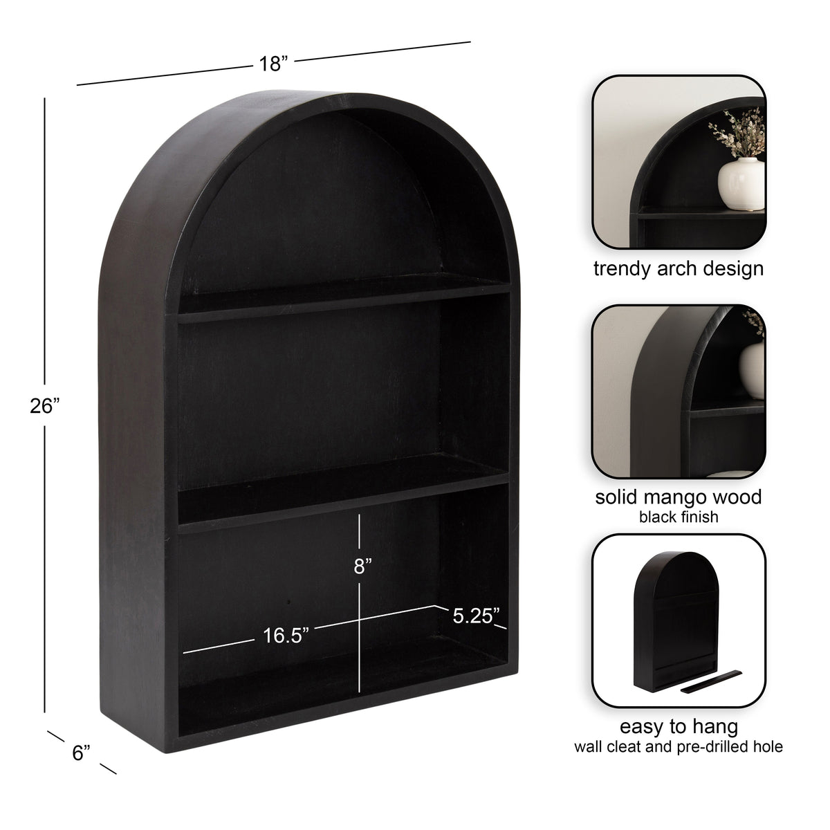 Arch Wall Shelf