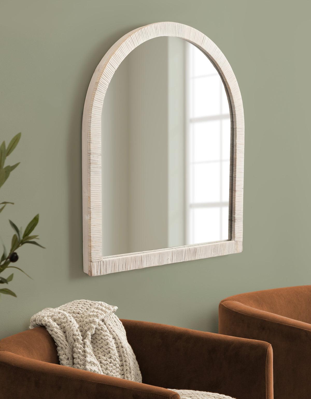 Arch Framed Wall Mirror