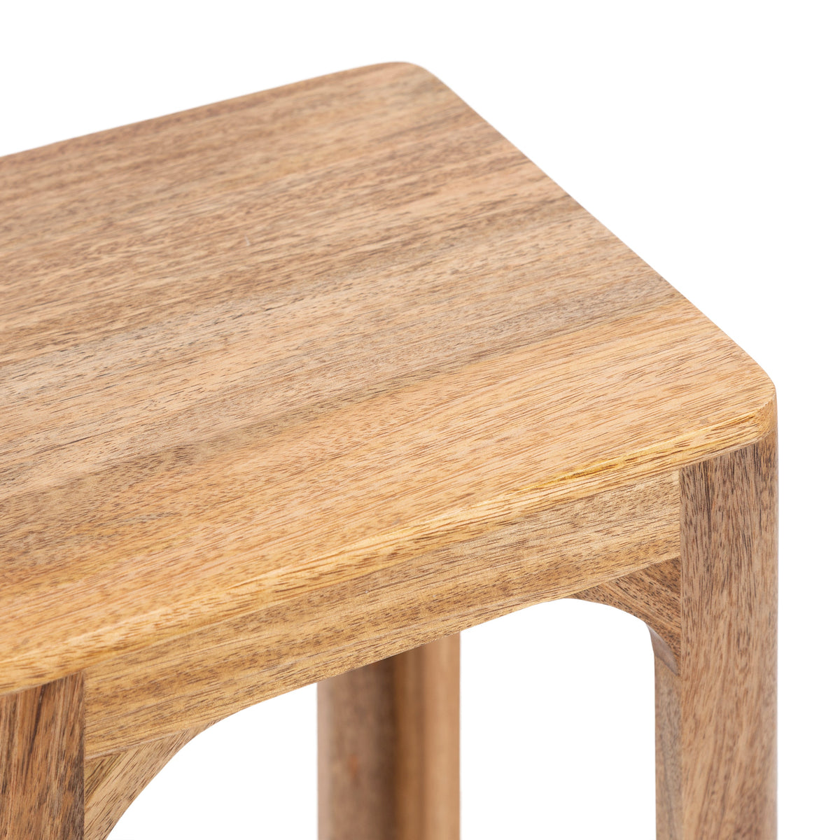 Square Wood Tea Table
