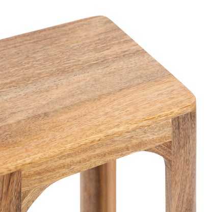 Square Wood Tea Table
