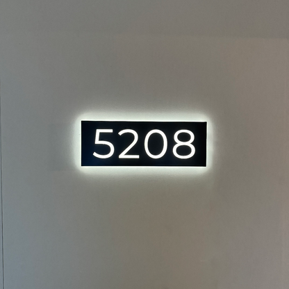 LED House Address Sign