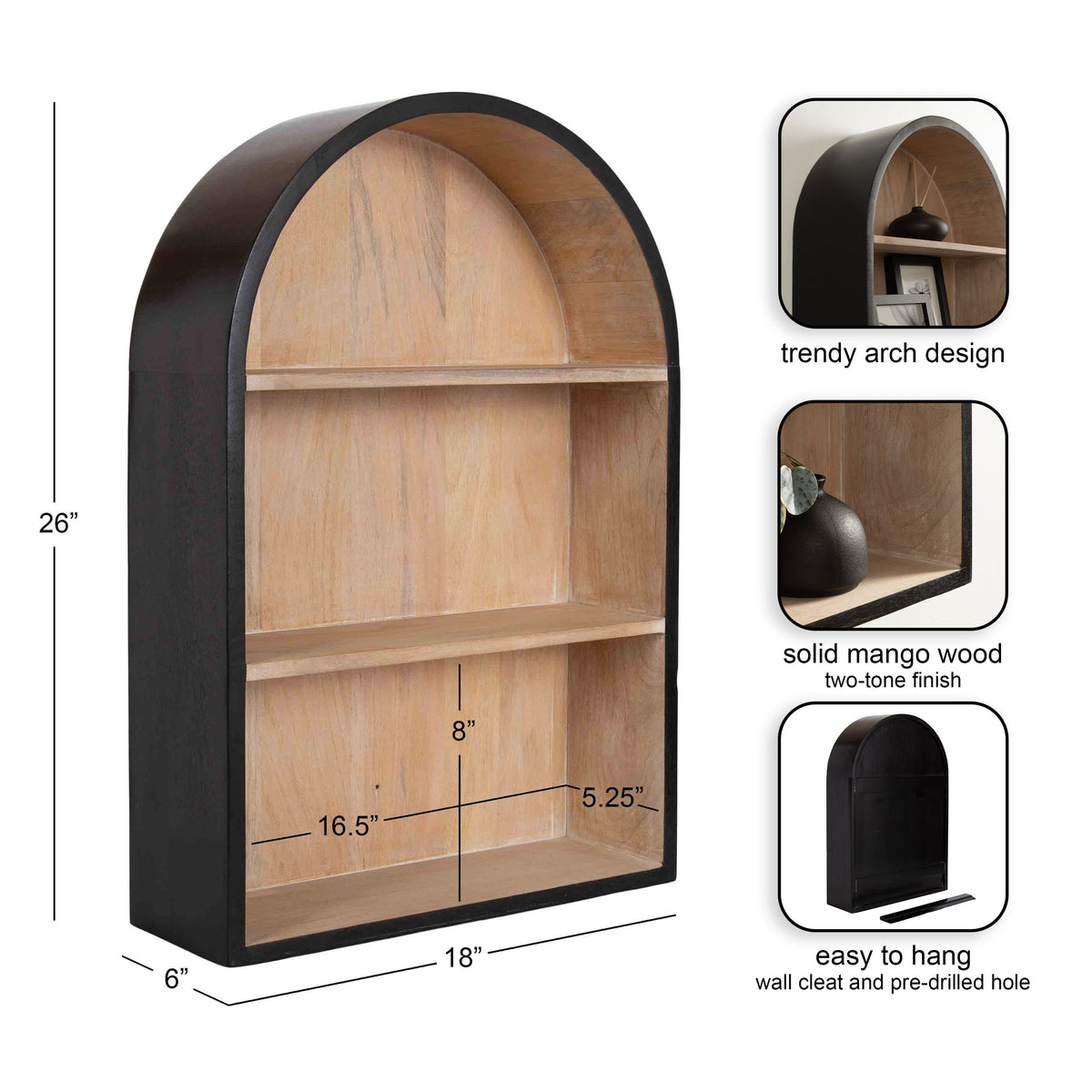 Arch Wall Shelf