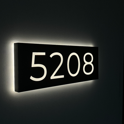 LED House Address Sign