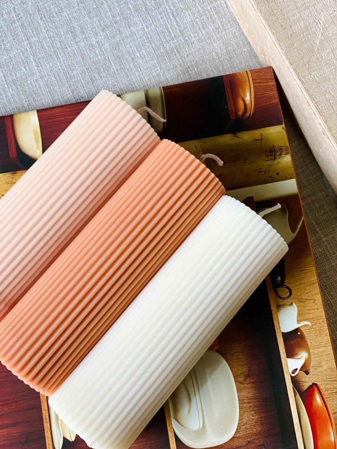 Ribbed Candles