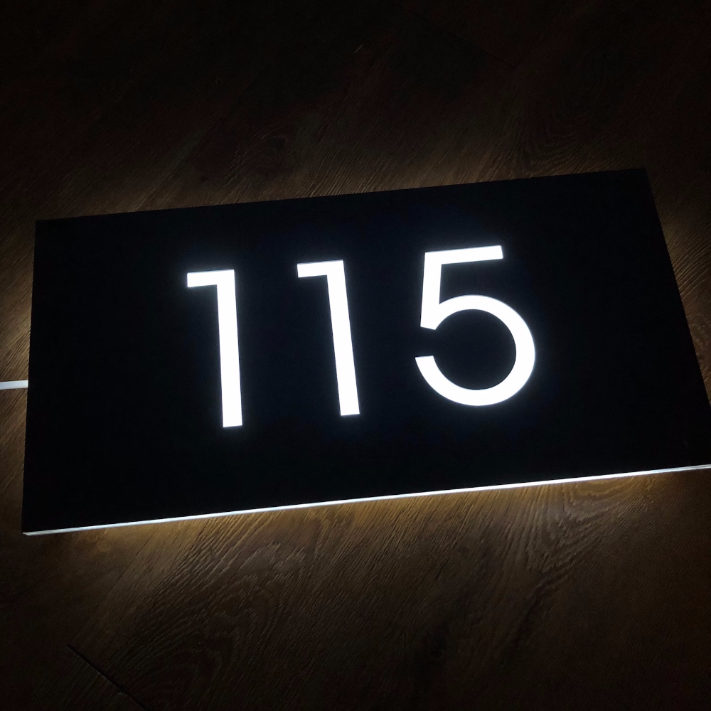 LED House Address Sign