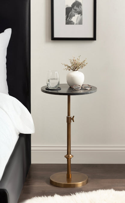 Marble Table and Plant Stand