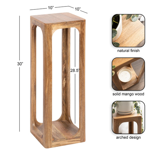Square Wood Tea Table