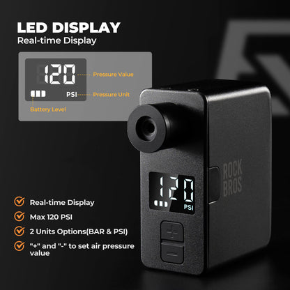 Portable Electric Bicycle Tire Pump