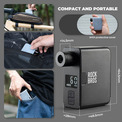 Portable Electric Bicycle Tire Pump