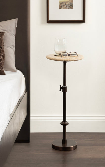 Marble Table and Plant Stand