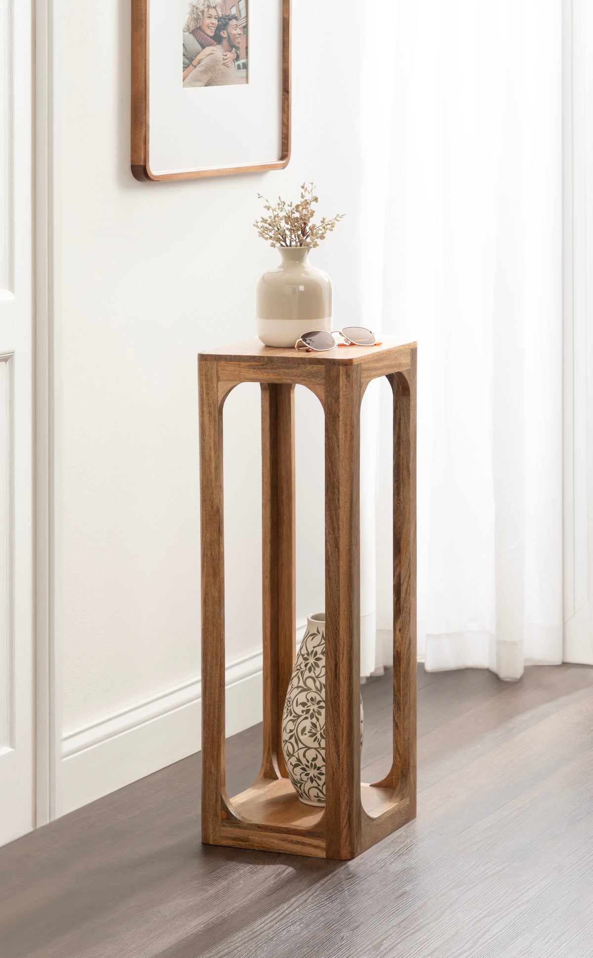 Square Wood Tea Table