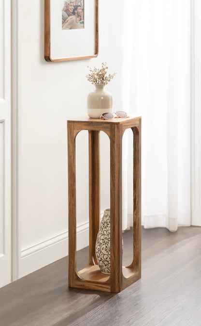 Square Wood Tea Table