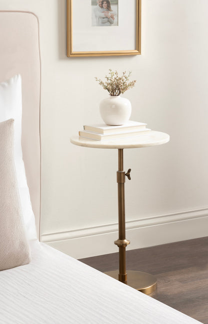 Marble Table and Plant Stand